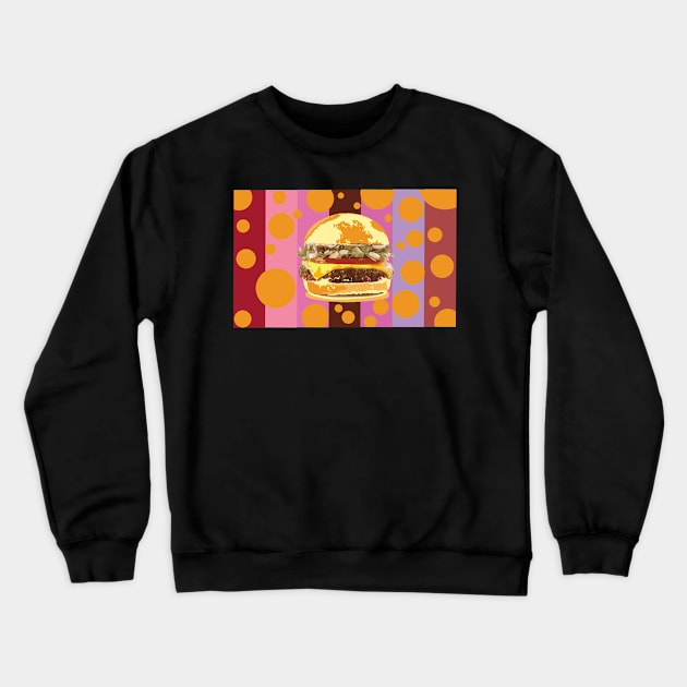 Cheese Burger - Zine Culture Crewneck Sweatshirt by Promaxx